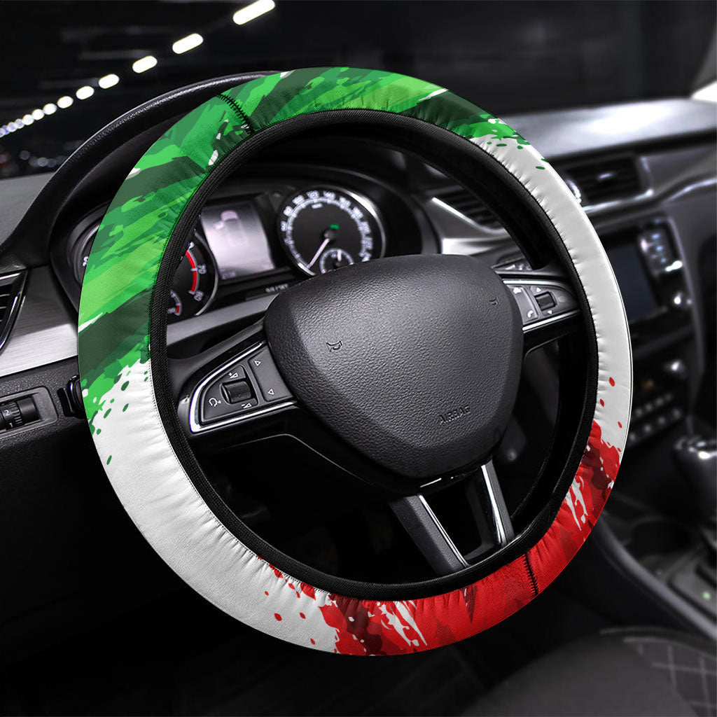 Bulgaria Independence Day Steering Wheel Cover Bulgarian Flag Patriotic Lion National Emblem
