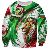 Bulgaria Independence Day Sweatshirt Bulgarian Flag Patriotic Lion National Emblem