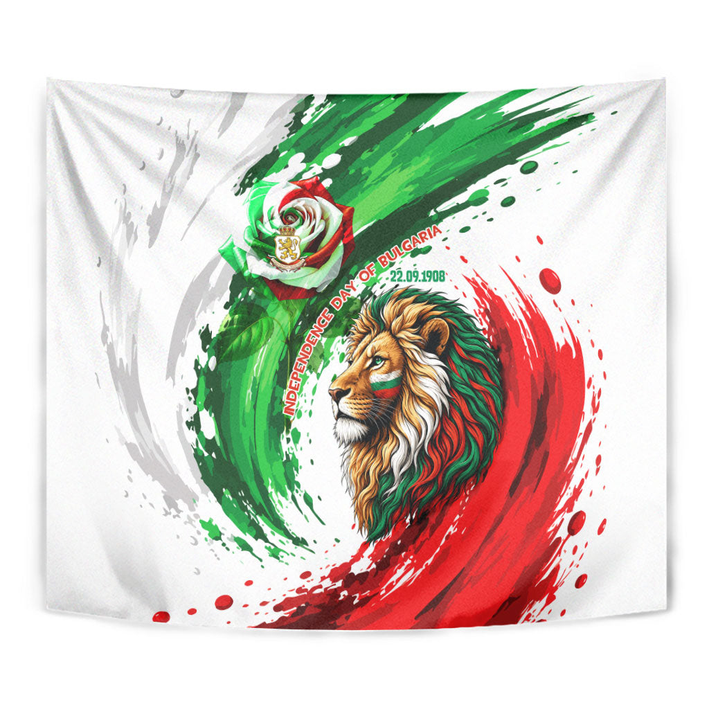 Bulgaria Independence Day Tapestry Bulgarian Flag Patriotic Lion National Emblem