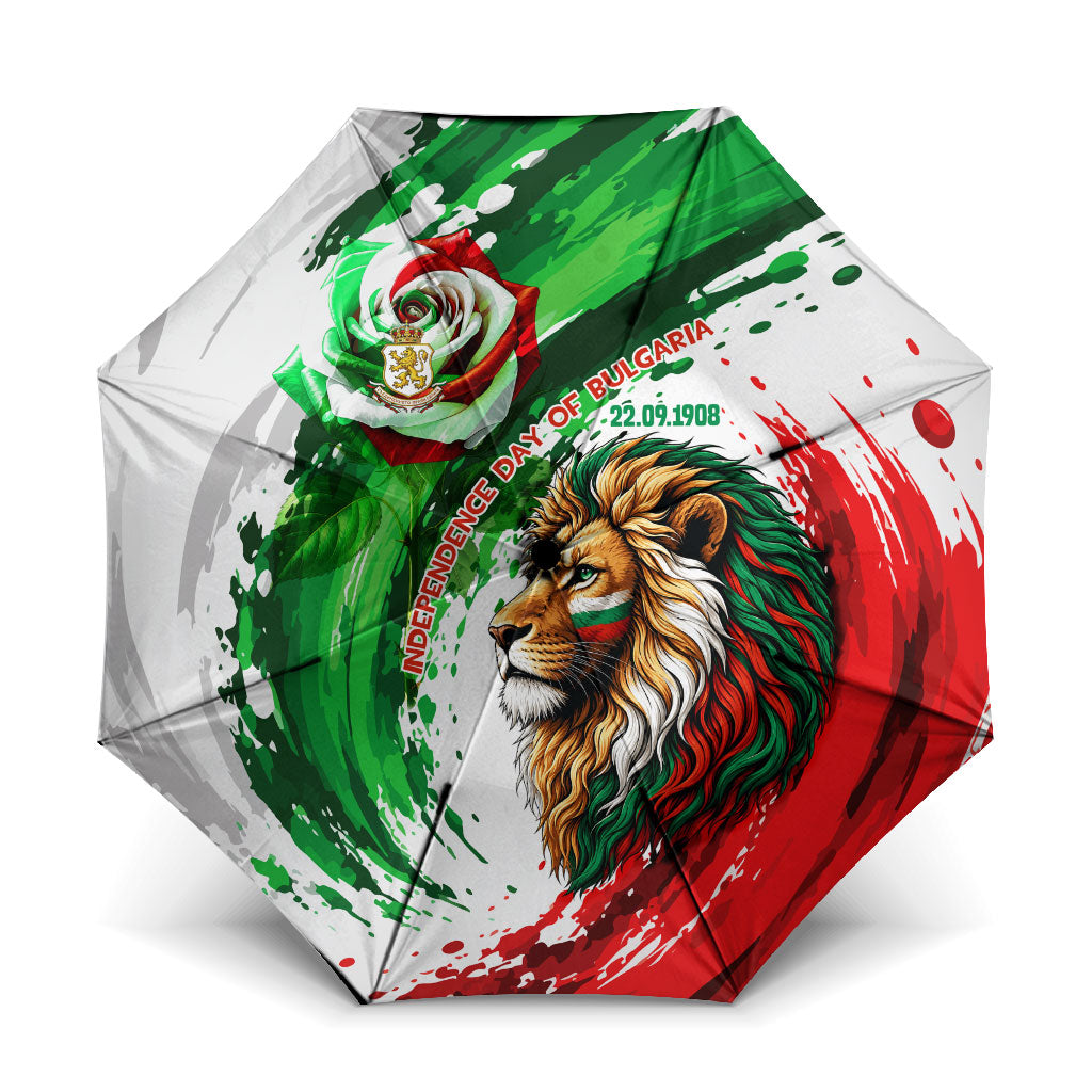 Bulgaria Independence Day Umbrella Bulgarian Flag Patriotic Lion National Emblem