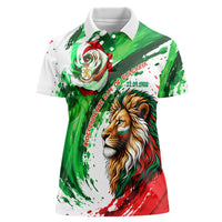 Bulgaria Independence Day Women Polo Shirt Bulgarian Flag Patriotic Lion National Emblem
