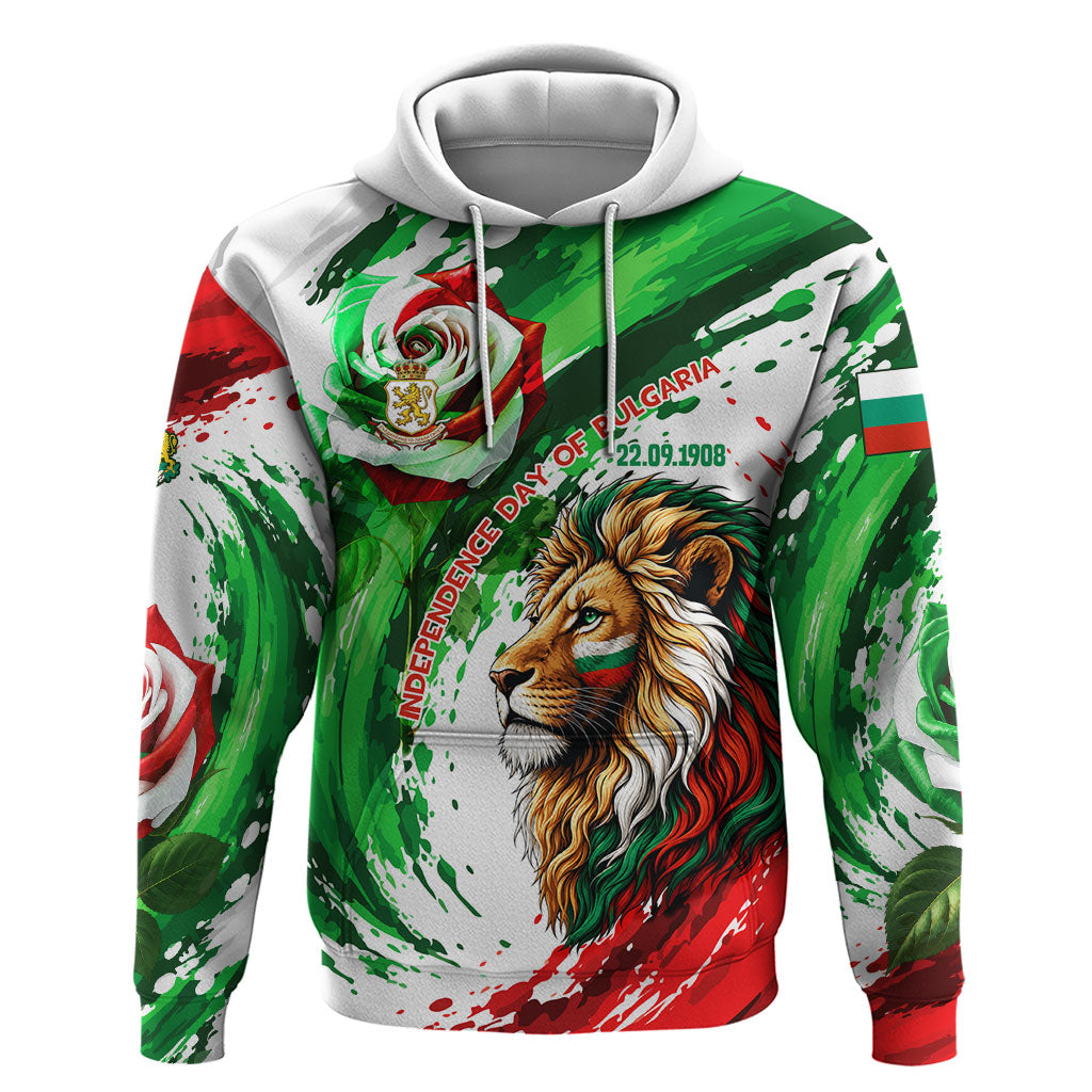Bulgaria Independence Day Zip Hoodie Bulgarian Flag Patriotic Lion National Emblem
