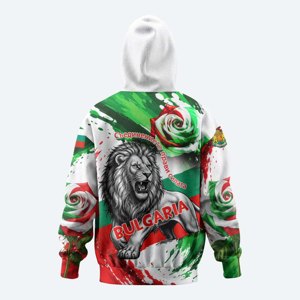 Bulgaria Independence Day Zip Hoodie Bulgarian Flag Patriotic Lion National Emblem
