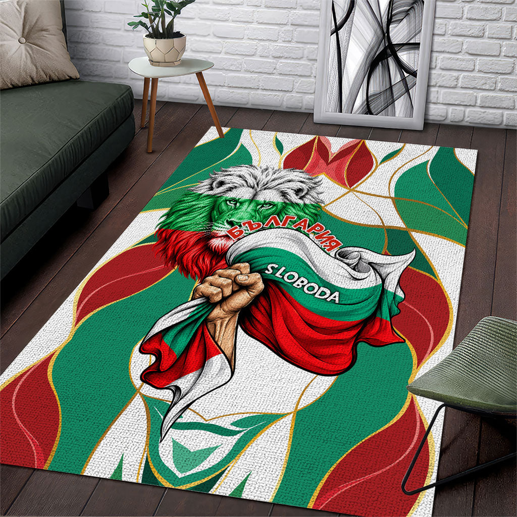 Bulgaria Independence Day 1908 Area Rug Veliko Tarnovo Monument National Flag Patriot