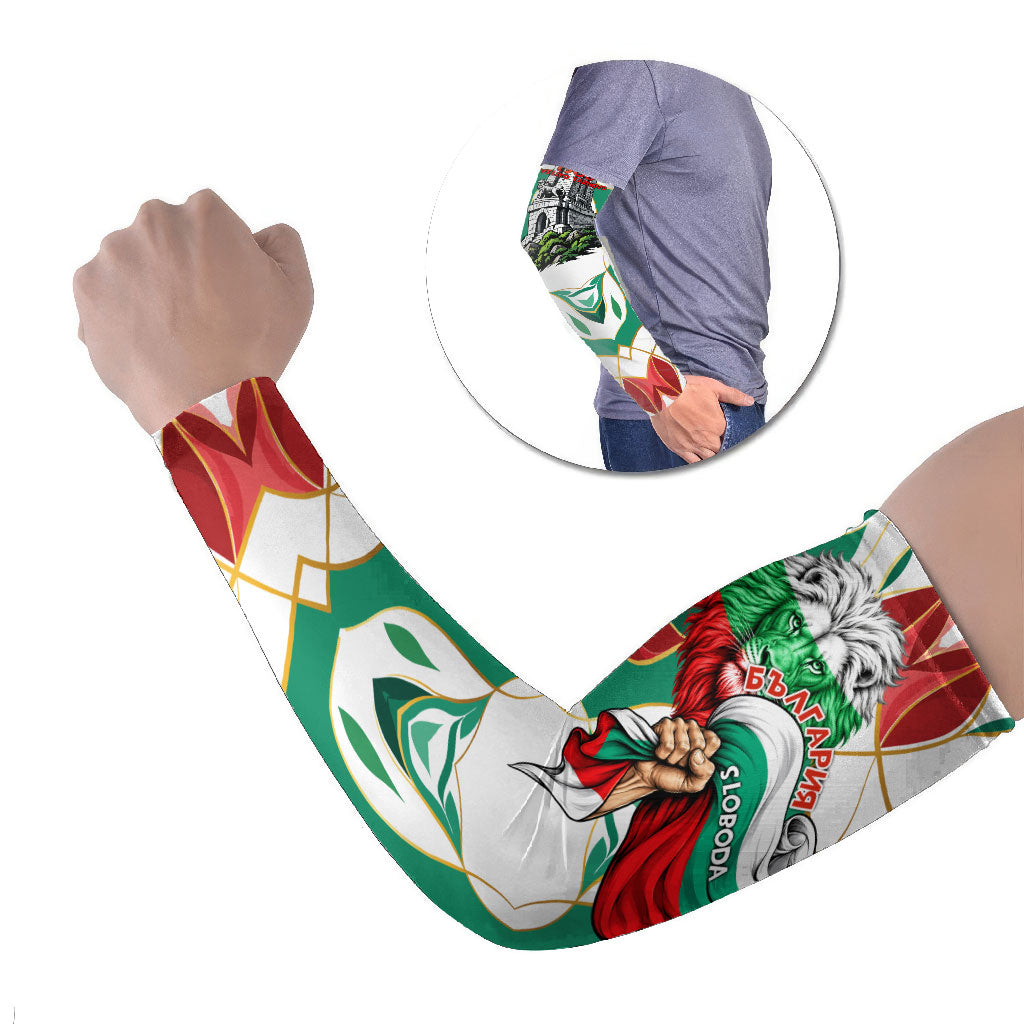 Bulgaria Independence Day 1908 Arm Sleeves Veliko Tarnovo Monument National Flag Patriot