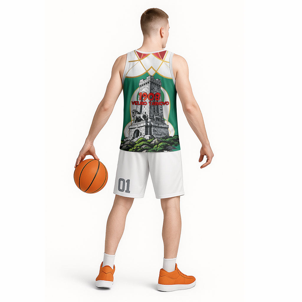 Bulgaria Independence Day 1908 Basketball Jersey Veliko Tarnovo Monument National Flag Patriot