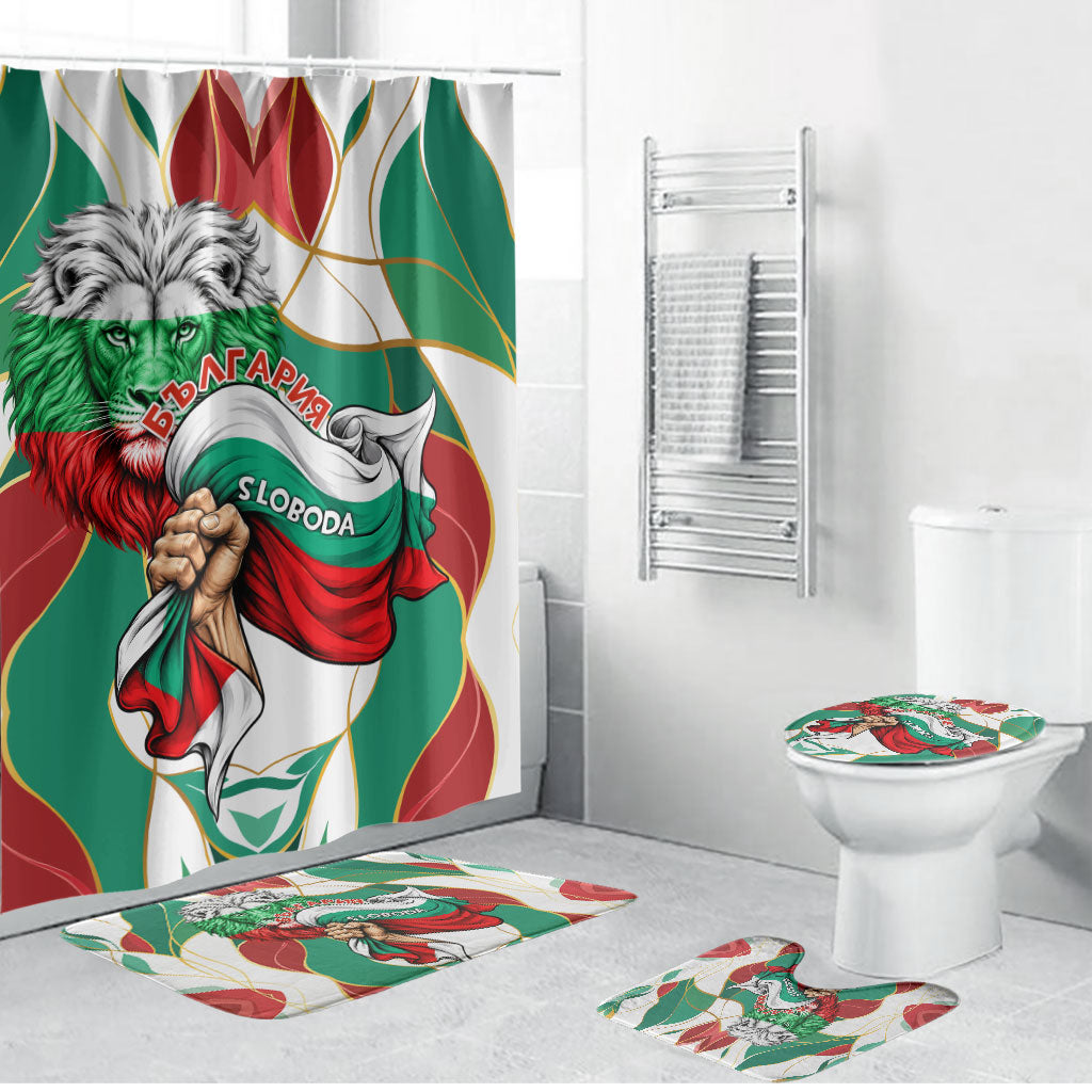 Bulgaria Independence Day 1908 Bathroom Set Veliko Tarnovo Monument National Flag Patriot