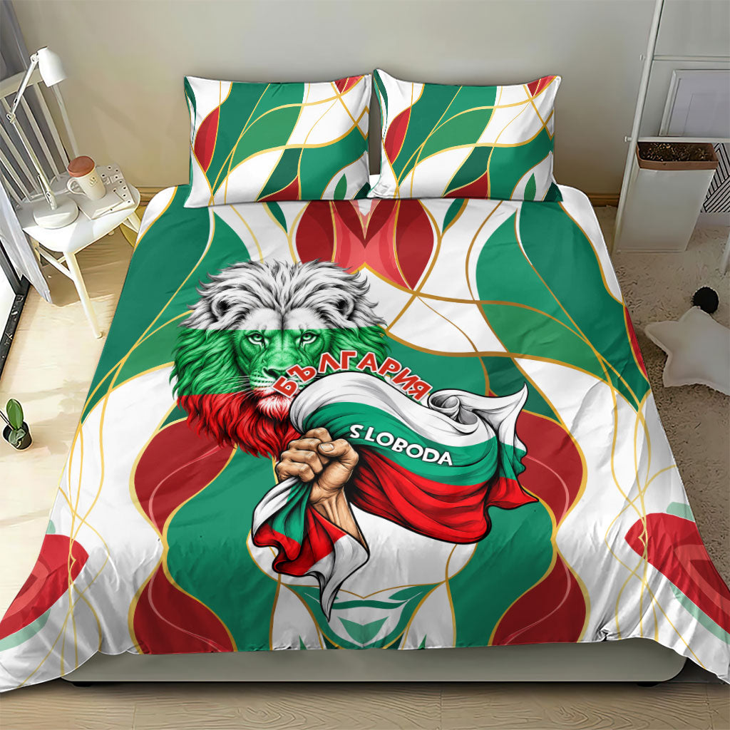 Bulgaria Independence Day 1908 Bedding Set Veliko Tarnovo Monument National Flag Patriot