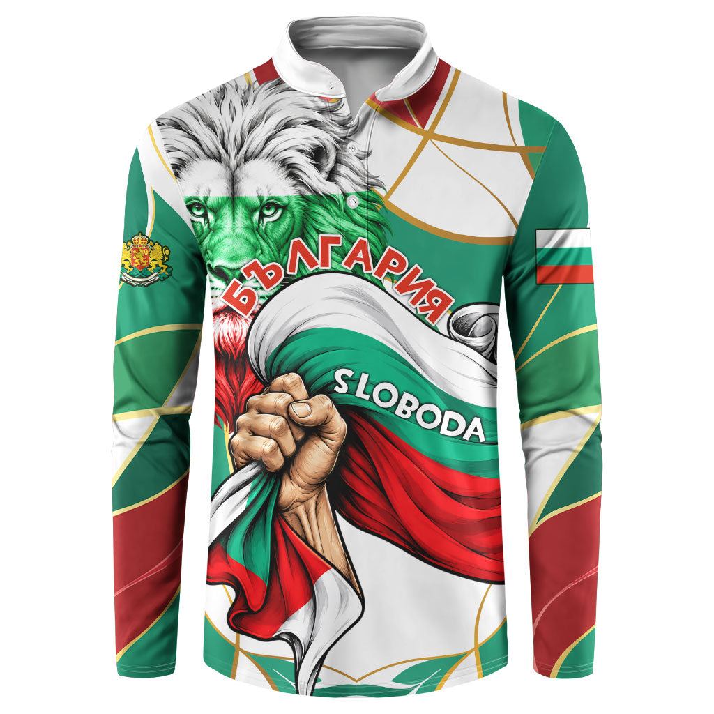 Bulgaria Independence Day 1908 Button Sweatshirt Veliko Tarnovo Monument National Flag Patriot