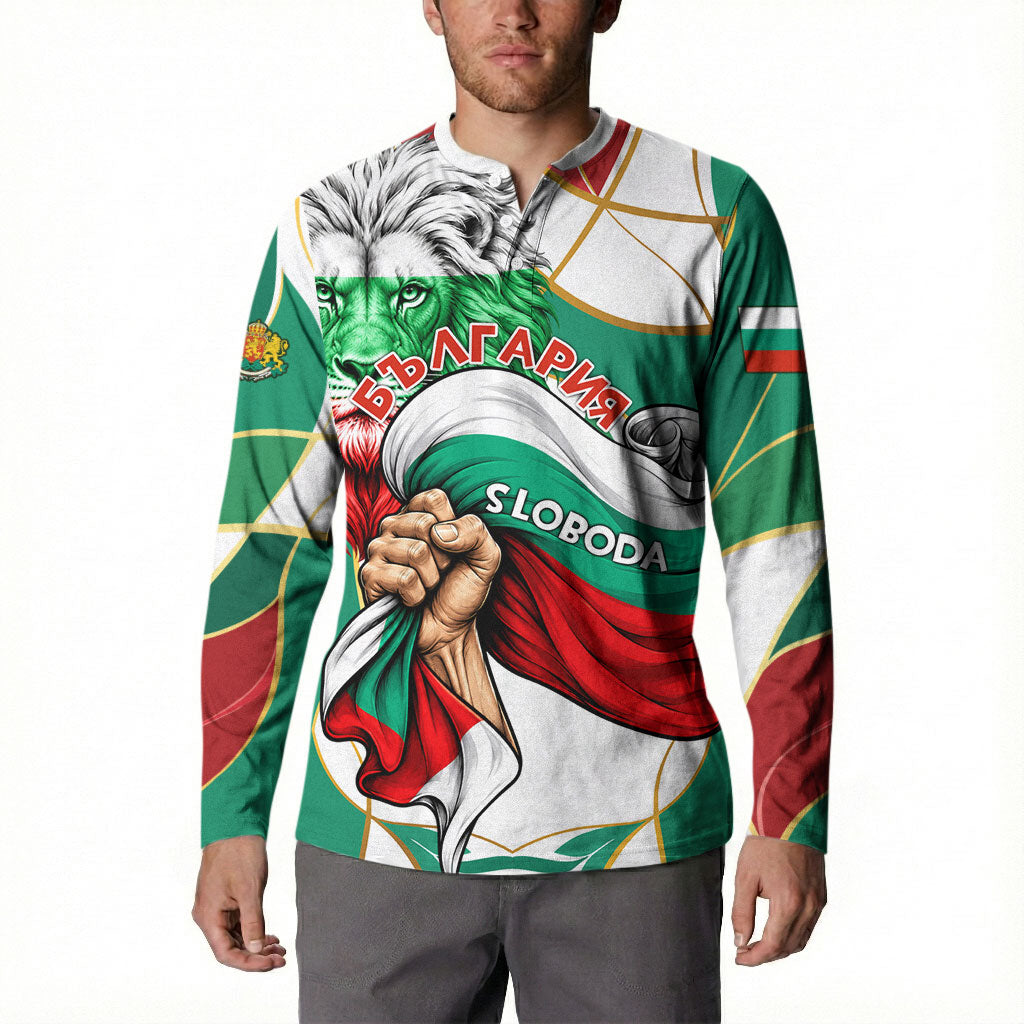 Bulgaria Independence Day 1908 Button Sweatshirt Veliko Tarnovo Monument National Flag Patriot