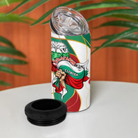 Bulgaria Independence Day 1908 4 in 1 Can Cooler Tumbler Veliko Tarnovo Monument National Flag Patriot