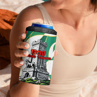 Bulgaria Independence Day 1908 4 in 1 Can Cooler Tumbler Veliko Tarnovo Monument National Flag Patriot