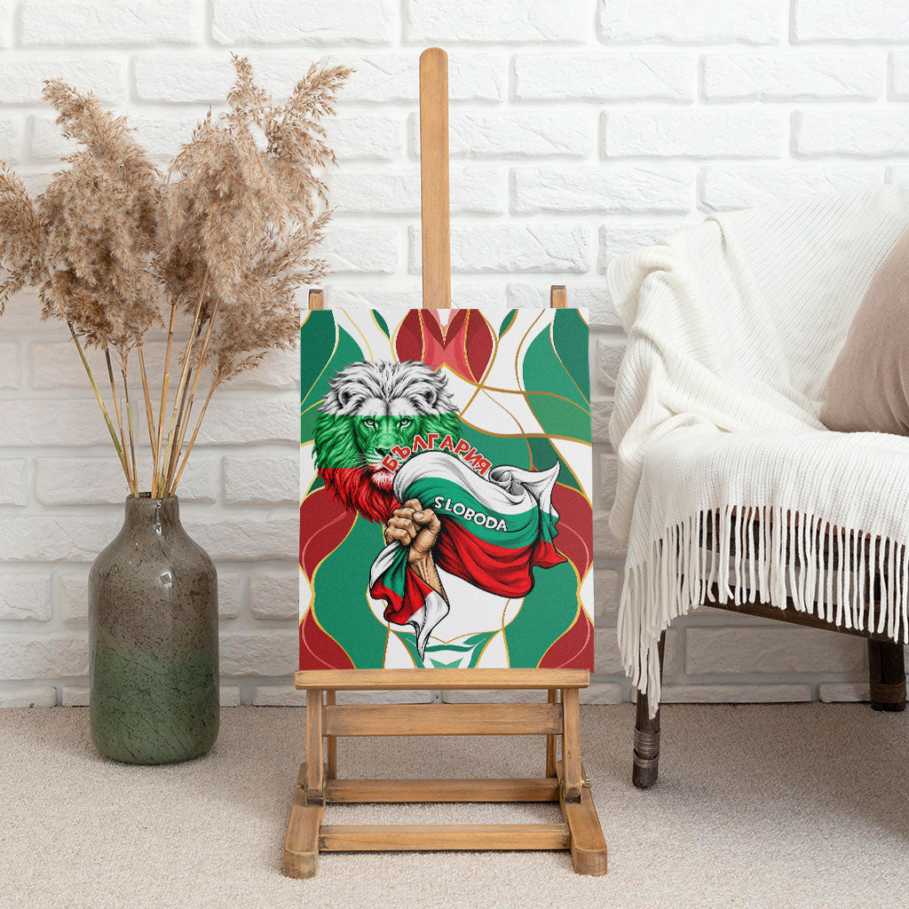 Bulgaria Independence Day 1908 Canvas Wall Art Veliko Tarnovo Monument National Flag Patriot
