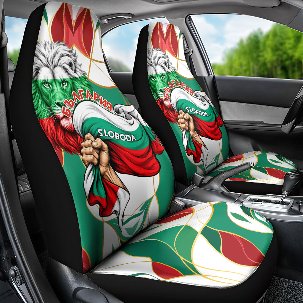 Bulgaria Independence Day 1908 Car Seat Cover Veliko Tarnovo Monument National Flag Patriot