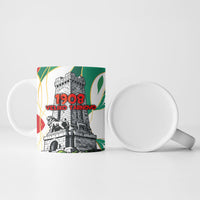 Bulgaria Independence Day 1908 Ceramic Mug Veliko Tarnovo Monument National Flag Patriot