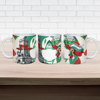 Bulgaria Independence Day 1908 Ceramic Mug Veliko Tarnovo Monument National Flag Patriot