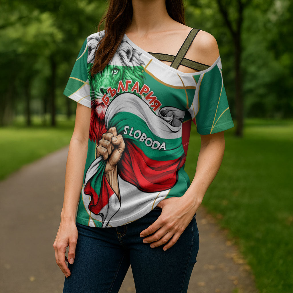 Bulgaria Independence Day 1908 Cross Shoulder Shirt Veliko Tarnovo Monument National Flag Patriot