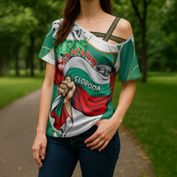 Bulgaria Independence Day 1908 Cross Shoulder Shirt Veliko Tarnovo Monument National Flag Patriot