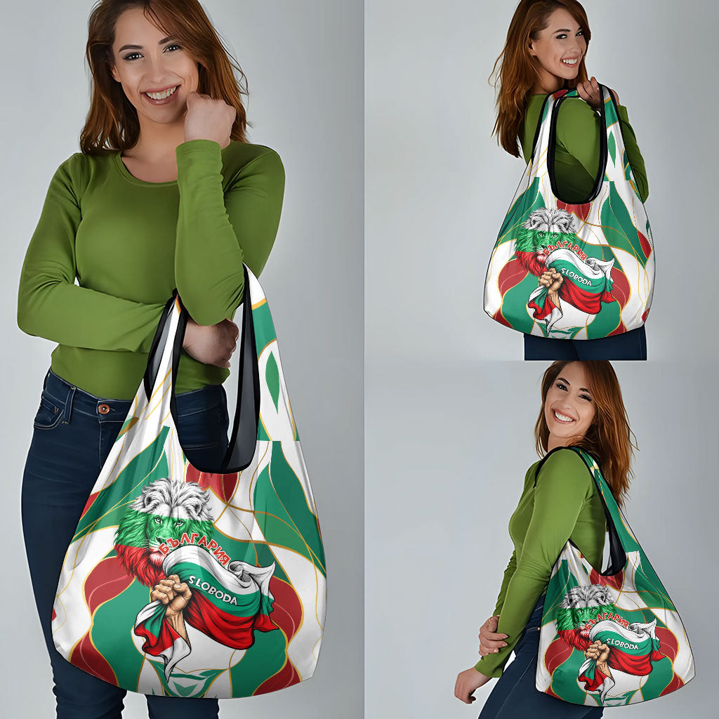 Bulgaria Independence Day 1908 Grocery Bag Veliko Tarnovo Monument National Flag Patriot