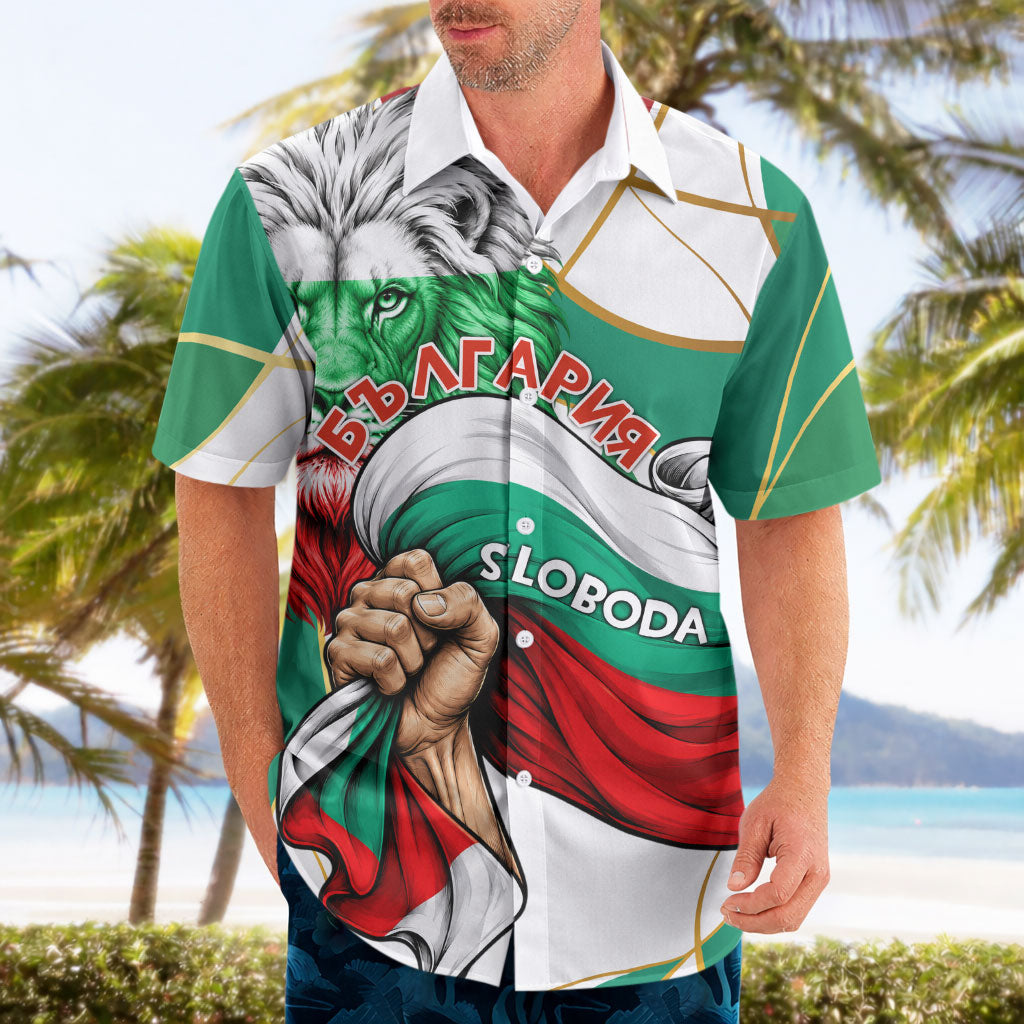 Bulgaria Independence Day 1908 Hawaiian Shirt Veliko Tarnovo Monument National Flag Patriot