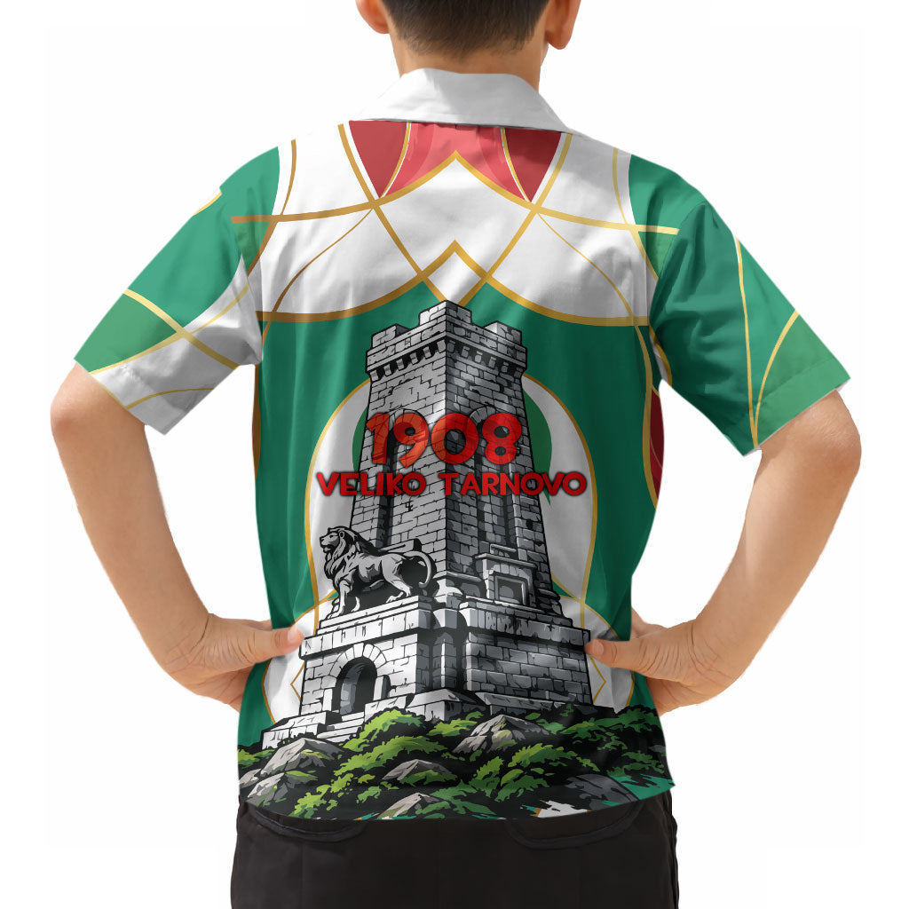 Bulgaria Independence Day 1908 Hawaiian Shirt Veliko Tarnovo Monument National Flag Patriot