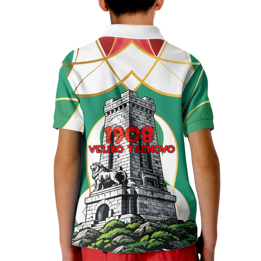 Bulgaria Independence Day 1908 Kid Polo Shirt Veliko Tarnovo Monument National Flag Patriot
