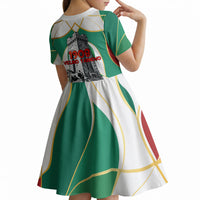 Bulgaria Independence Day 1908 Kid Short Sleeve Dress Veliko Tarnovo Monument National Flag Patriot