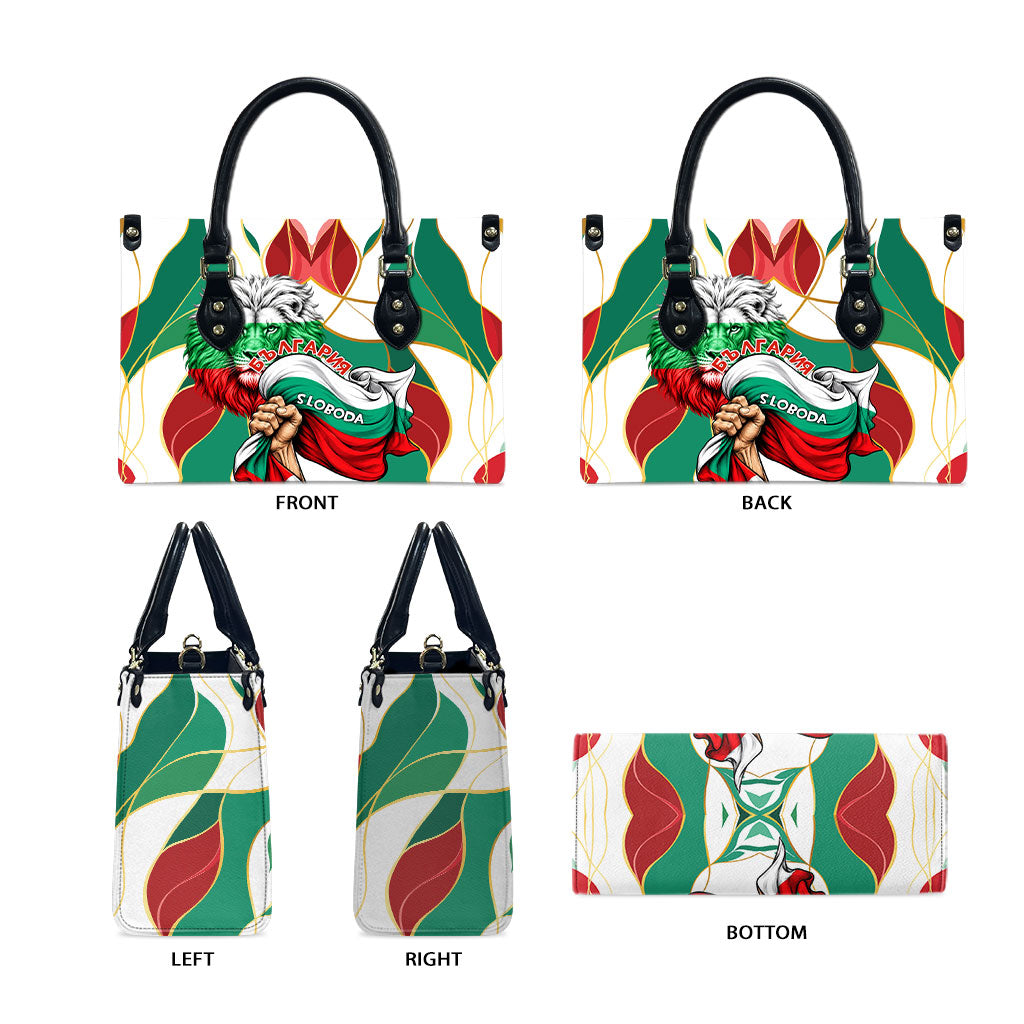 Bulgaria Independence Day 1908 Leather Bag Veliko Tarnovo Monument National Flag Patriot