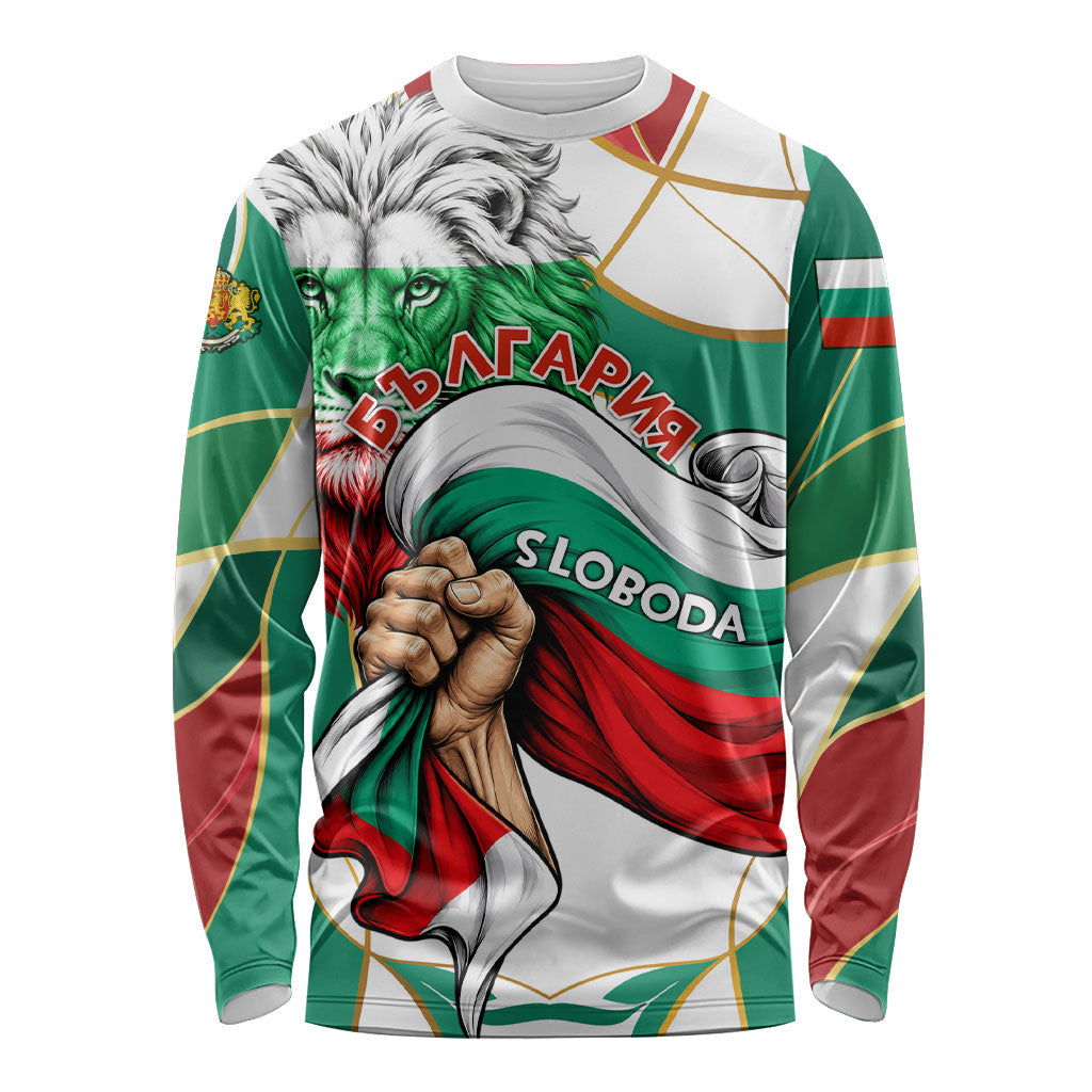 Bulgaria Independence Day 1908 Long Sleeve Shirt Veliko Tarnovo Monument National Flag Patriot