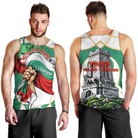 Bulgaria Independence Day 1908 Men Tank Top Veliko Tarnovo Monument National Flag Patriot