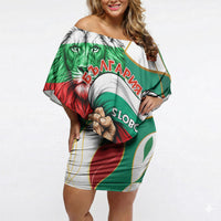 Bulgaria Independence Day 1908 Off Shoulder Short Dress Veliko Tarnovo Monument National Flag Patriot