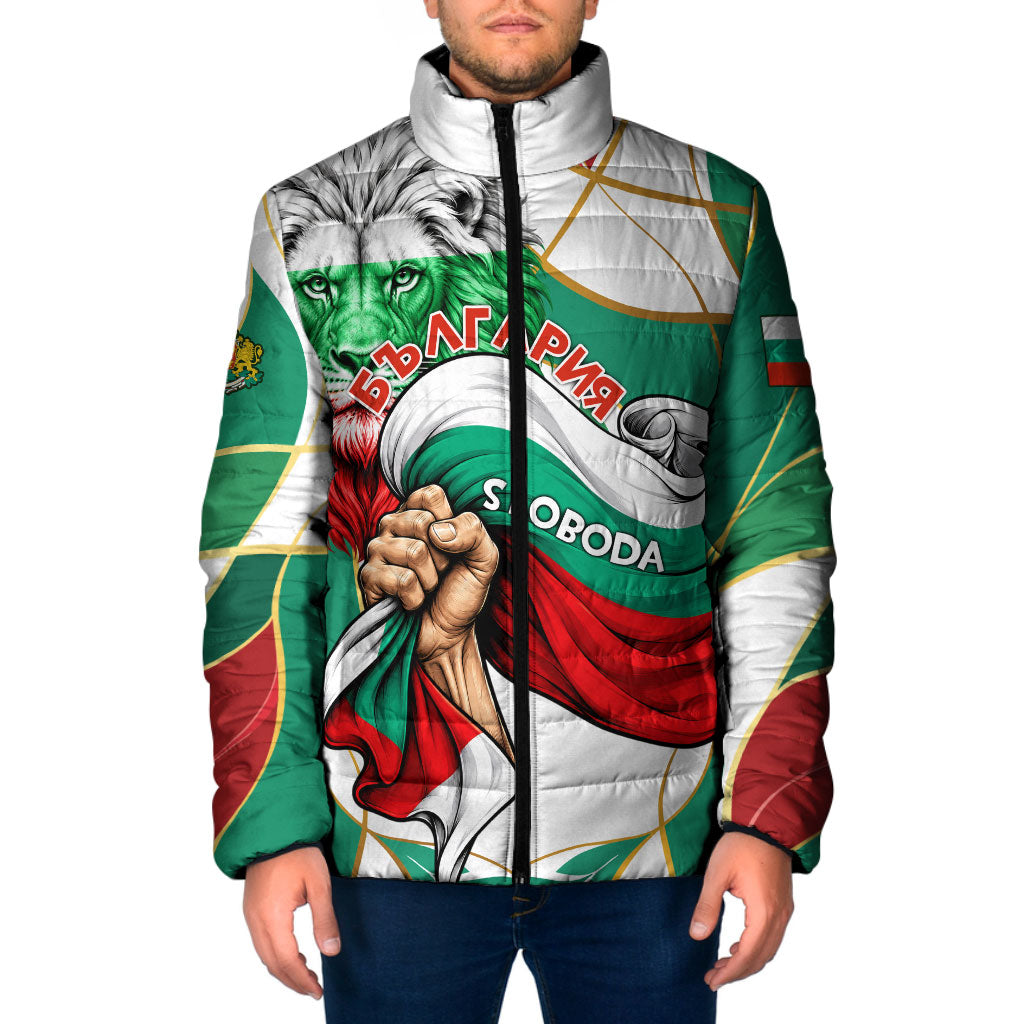 Bulgaria Independence Day 1908 Padded Jacket Veliko Tarnovo Monument National Flag Patriot