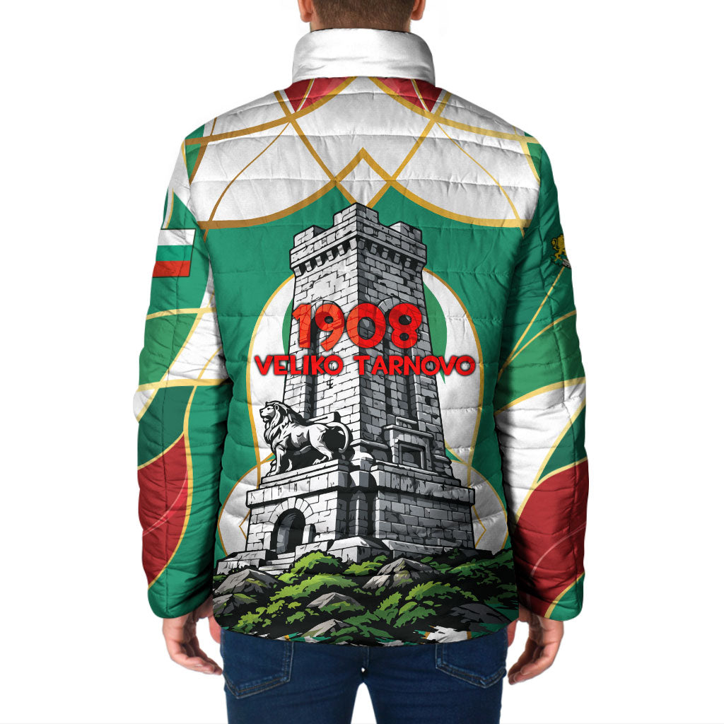 Bulgaria Independence Day 1908 Padded Jacket Veliko Tarnovo Monument National Flag Patriot