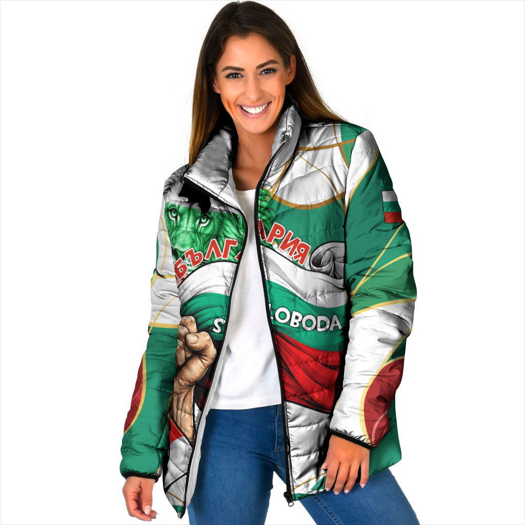 Bulgaria Independence Day 1908 Padded Jacket Veliko Tarnovo Monument National Flag Patriot