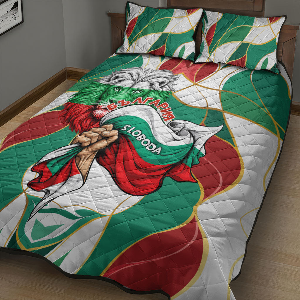Bulgaria Independence Day 1908 Quilt Bed Set Veliko Tarnovo Monument National Flag Patriot