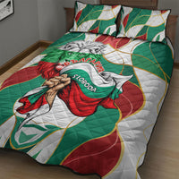 Bulgaria Independence Day 1908 Quilt Bed Set Veliko Tarnovo Monument National Flag Patriot