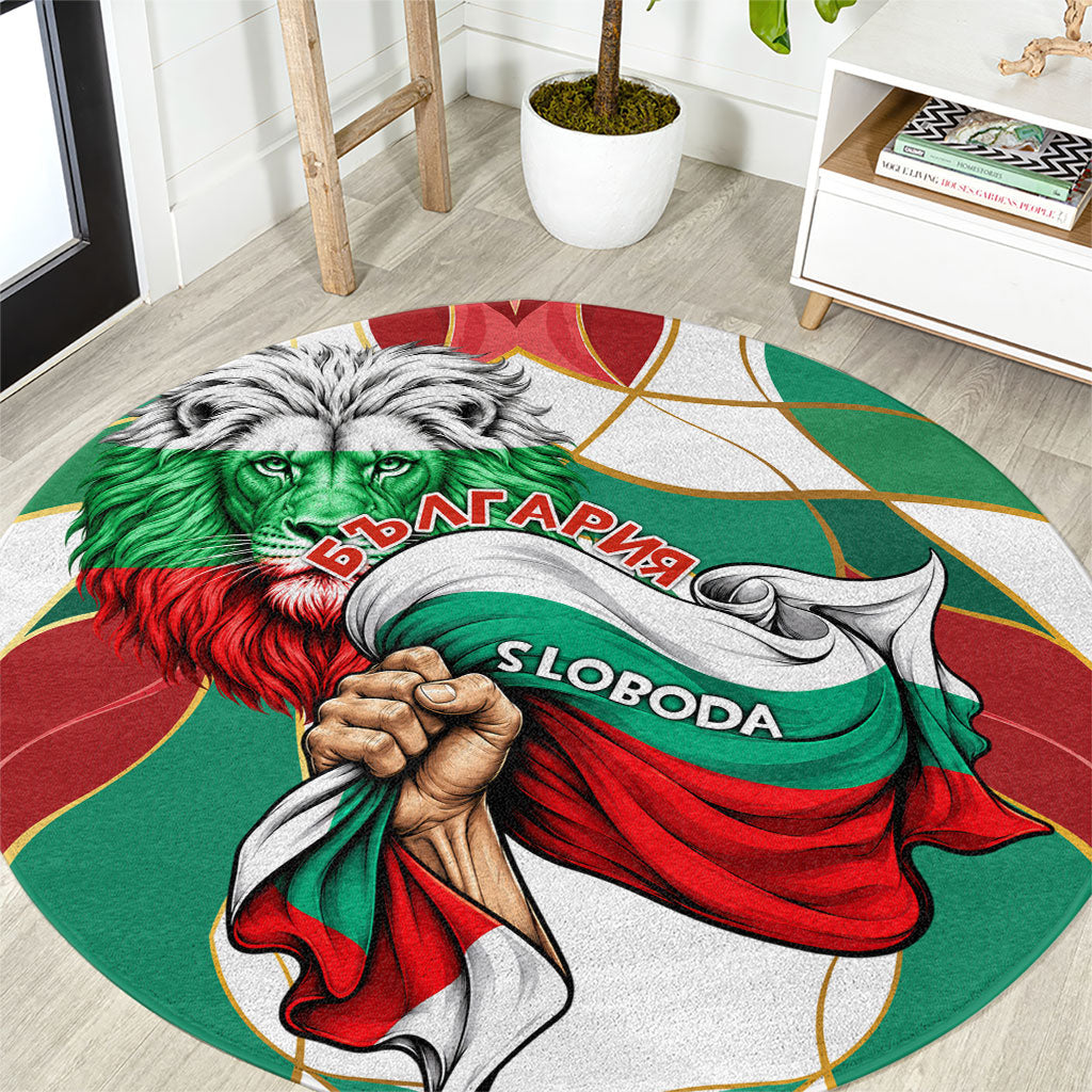 Bulgaria Independence Day 1908 Round Carpet Veliko Tarnovo Monument National Flag Patriot