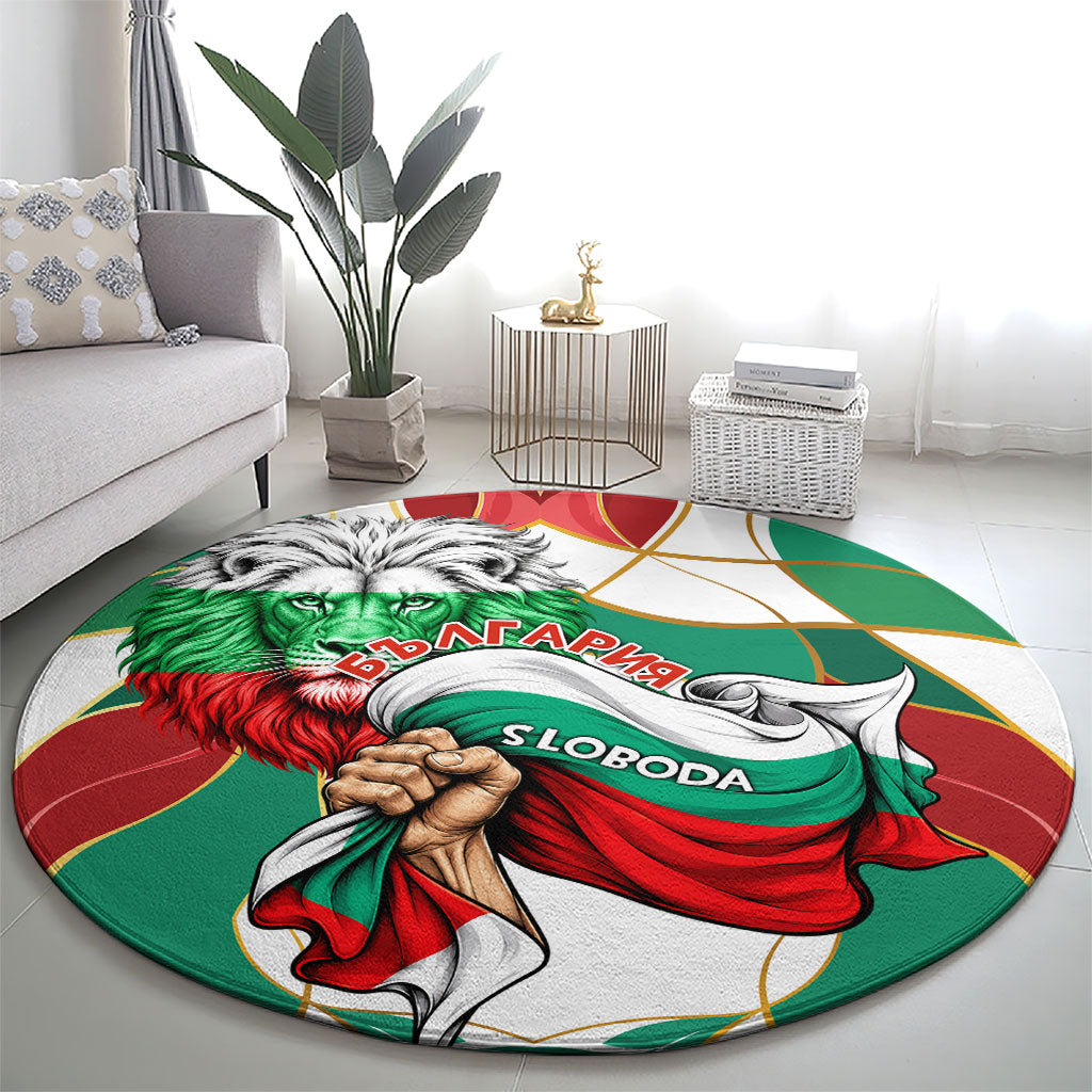 Bulgaria Independence Day 1908 Round Carpet Veliko Tarnovo Monument National Flag Patriot