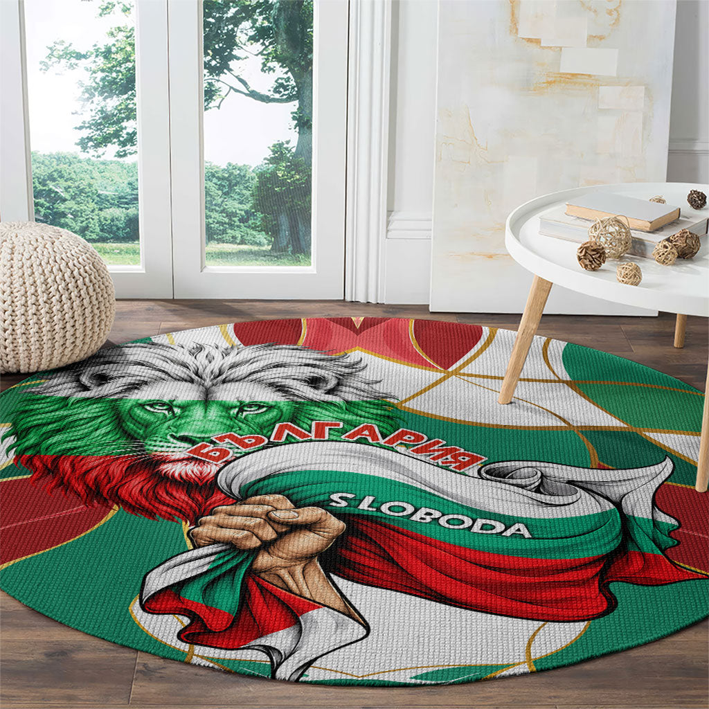Bulgaria Independence Day 1908 Round Carpet Veliko Tarnovo Monument National Flag Patriot