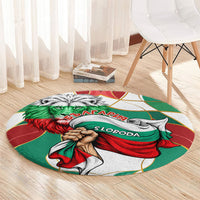 Bulgaria Independence Day 1908 Round Carpet Veliko Tarnovo Monument National Flag Patriot