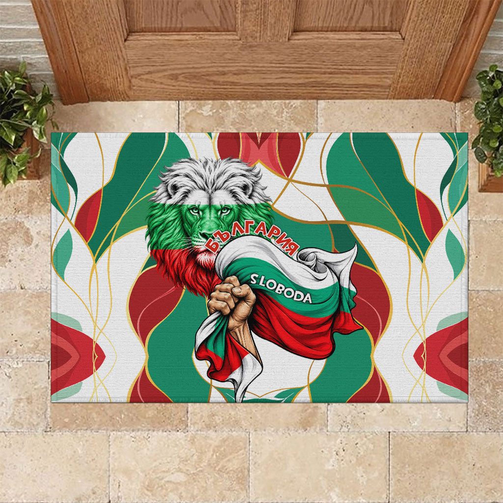 Bulgaria Independence Day 1908 Rubber Doormat Veliko Tarnovo Monument National Flag Patriot