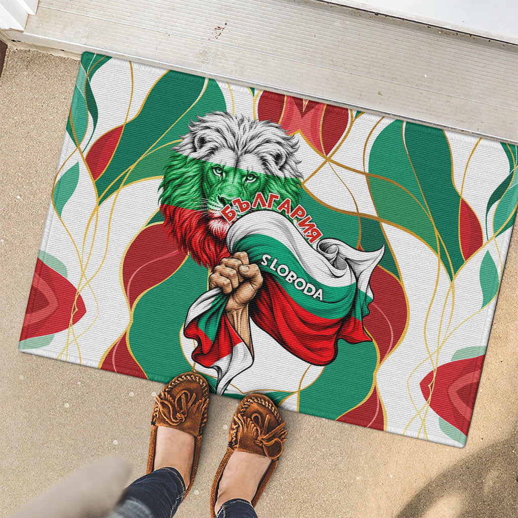 Bulgaria Independence Day 1908 Rubber Doormat Veliko Tarnovo Monument National Flag Patriot