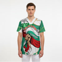 Bulgaria Independence Day 1908 Scrub Top Veliko Tarnovo Monument National Flag Patriot