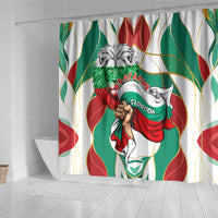 Bulgaria Independence Day 1908 Shower Curtain Veliko Tarnovo Monument National Flag Patriot