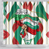 Bulgaria Independence Day 1908 Shower Curtain Veliko Tarnovo Monument National Flag Patriot