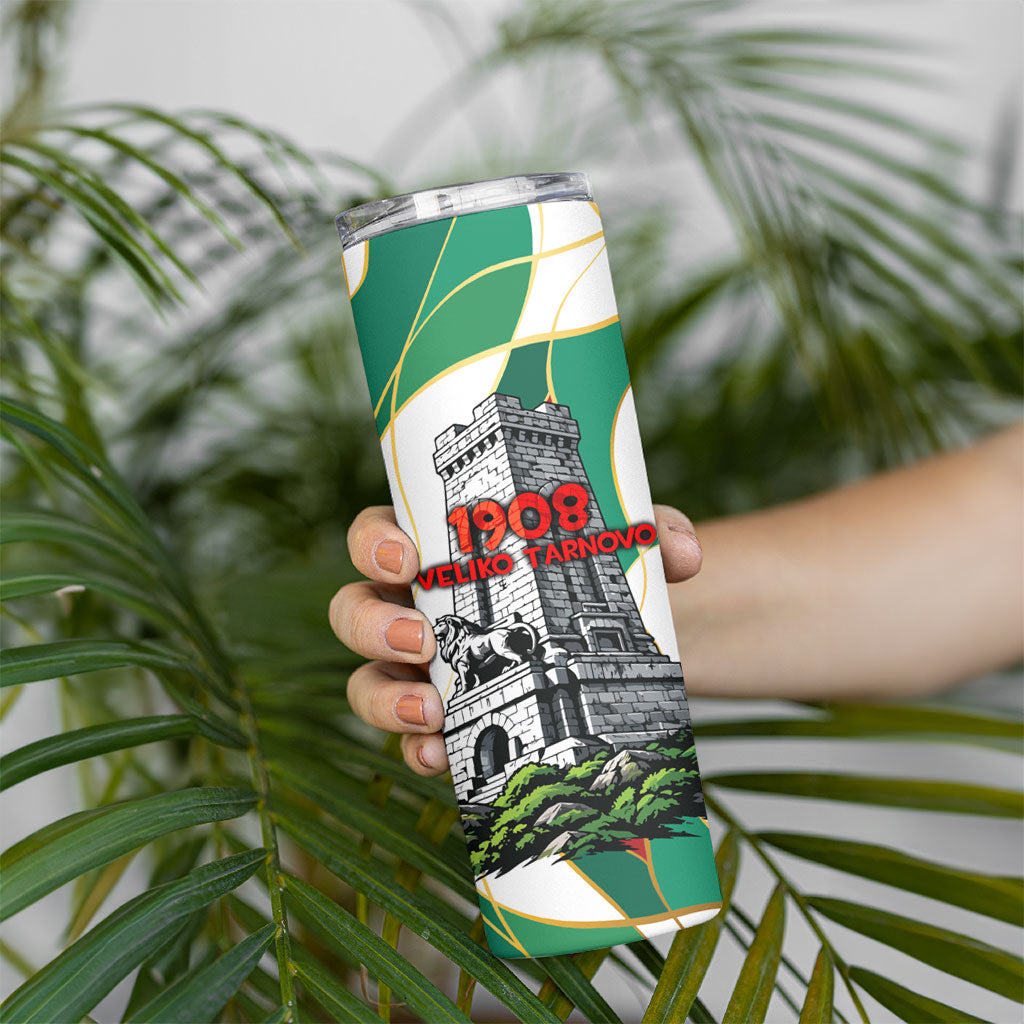 Bulgaria Independence Day 1908 Skinny Tumbler Veliko Tarnovo Monument National Flag Patriot