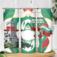 Bulgaria Independence Day 1908 Skinny Tumbler Veliko Tarnovo Monument National Flag Patriot