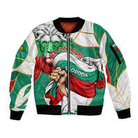 Bulgaria Independence Day 1908 Sleeve Zip Bomber Jacket Veliko Tarnovo Monument National Flag Patriot