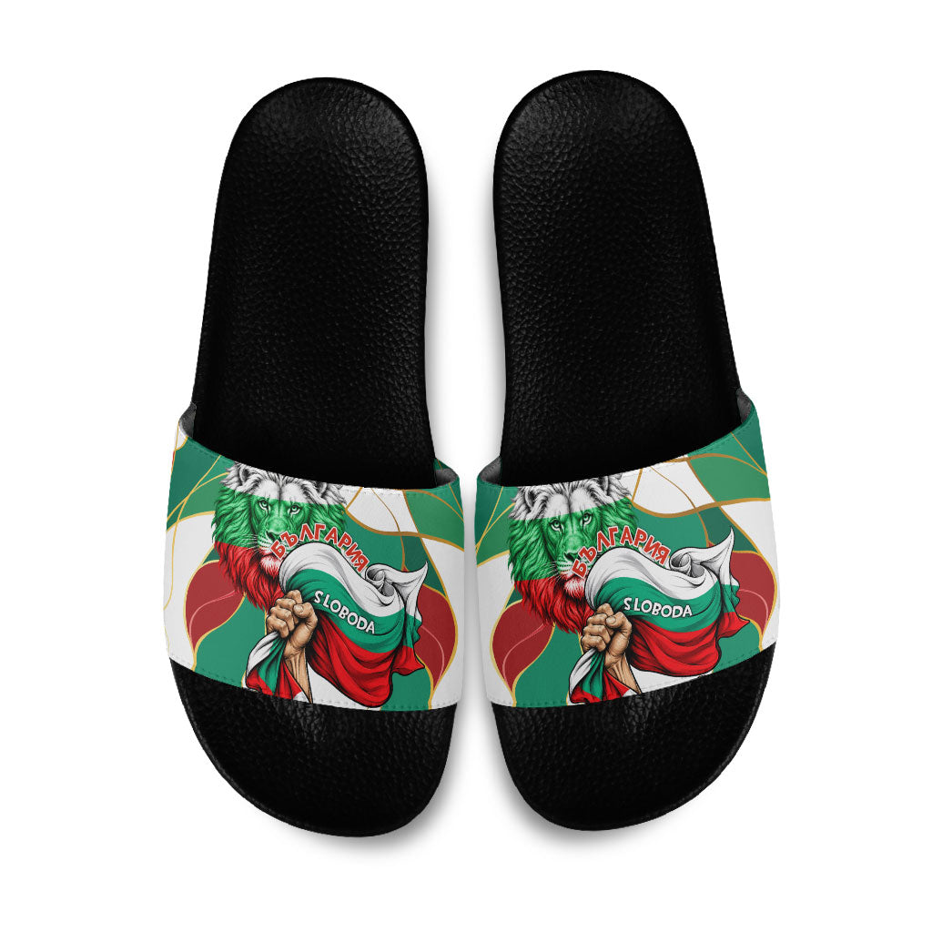 Bulgaria Independence Day 1908 Slide Sandals Veliko Tarnovo Monument National Flag Patriot