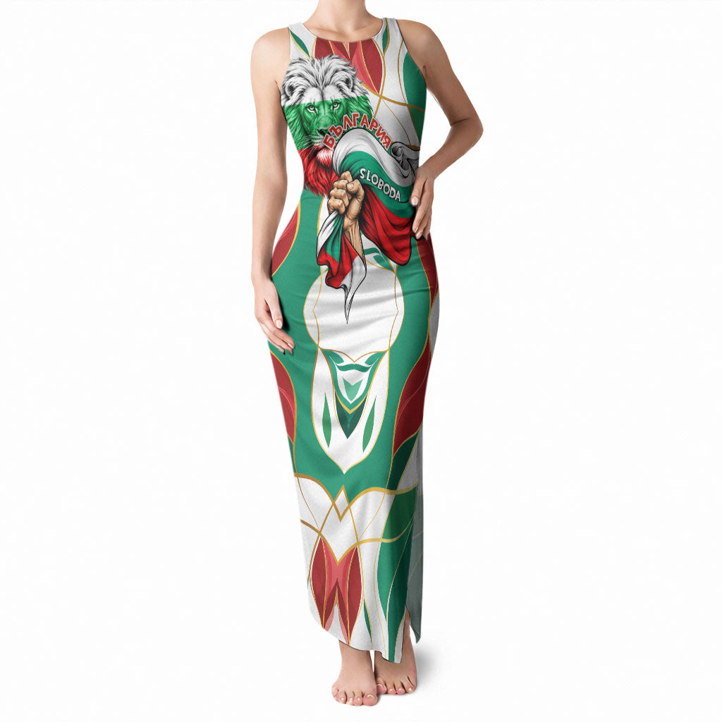 Bulgaria Independence Day 1908 Tank Maxi Dress Veliko Tarnovo Monument National Flag Patriot